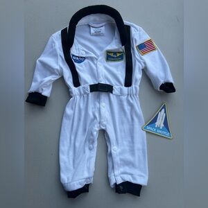 White Astronaut Commander baby Costume